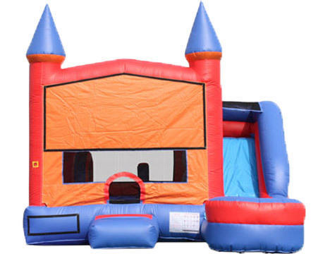 6-in-1 Castle Combo with Slide (Wet)