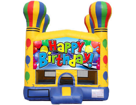 Balloon Bounce House - Happy Birthday