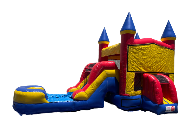 Mini 5-in-1 Castle Combo with Slide (Dry)