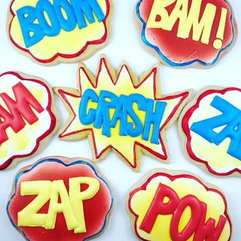 Superhero Cookies Superhero Cookies