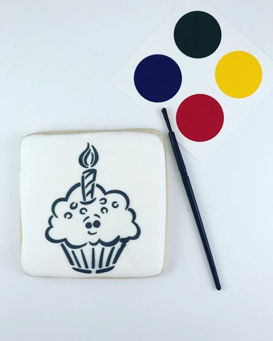 Paint your own cookie Paint your own cookie