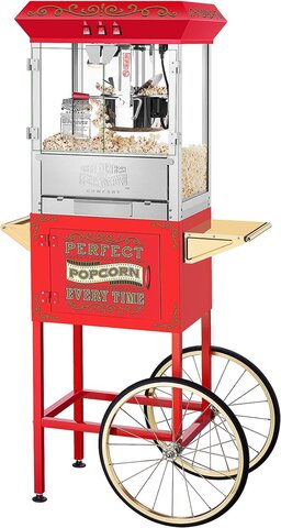 Popcorn Machine with Cart Popcorn Machine with Cart