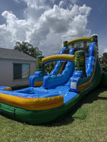 16ft Tiki Shot Extra Wide Single Lane 16ft Tiki Shot Extra Wide Single Lane