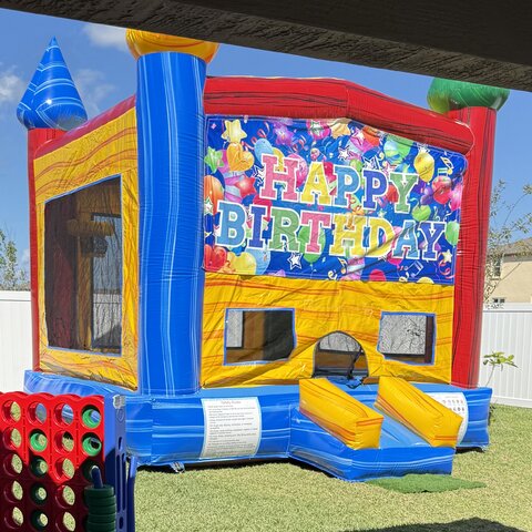 Happy Birthday Bounce House Happy Birthday Bounce House
