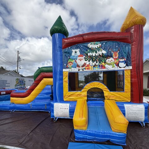 Christmas Bounce House Combo Christmas Bounce House Combo