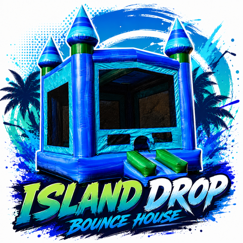 Island Drop Bounce House Island Drop Bounce House