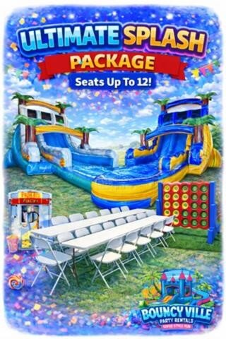Ultimate Splash Party Package Seats 12 Ultimate Splash Party Package Seats 12