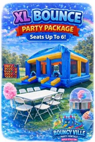Mega Dome Party Package Seats 6 Mega Dome Party Package Seats 6