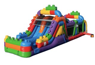 40’ Block Party Obstacle Course Wet/Dry