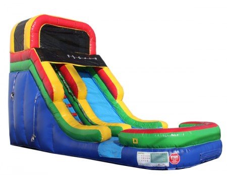 WS - Rainbow Water Slide with pool