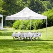 White 10x10  Canopy tent