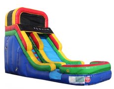Rainbow Slide with pool