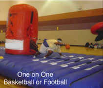 One on One Basket Ball or Foot Ball