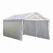 10 x 20 canopy with solid enclosure wall kit