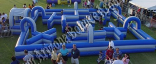 Water Tag Maze with water guns