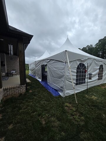 20x20 Tent Side Wall with Door 20x20 Tent Side Wall with Door