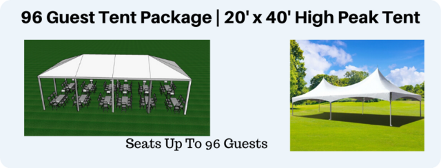 96 Guest Tent Package 96 Guest Tent Package