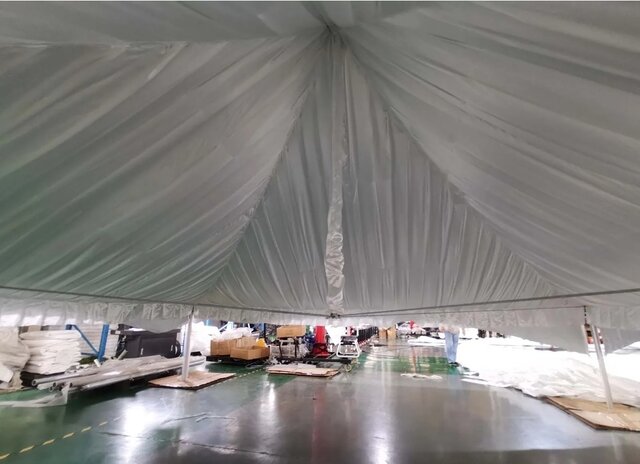 40' Hexagon Premium Tent Liner 40' Hexagon Premium Tent Liner