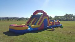 45ft double slide obstacle course 45ft double slide obstacle course