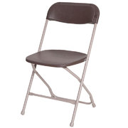brown folding chairs 