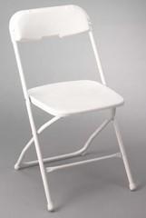 White Folding Chairs - Bundles of 10 White Folding Chairs - Bundles of 10