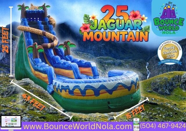 25 ft Jaguar Mountain (pool) 25 ft Jaguar Mountain (pool)