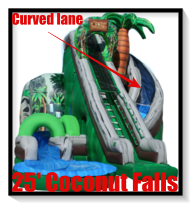 25 ft Coconut Falls (pool) 25 ft Coconut Falls (pool)