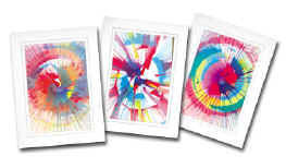 Spin Art - Cards with Paint