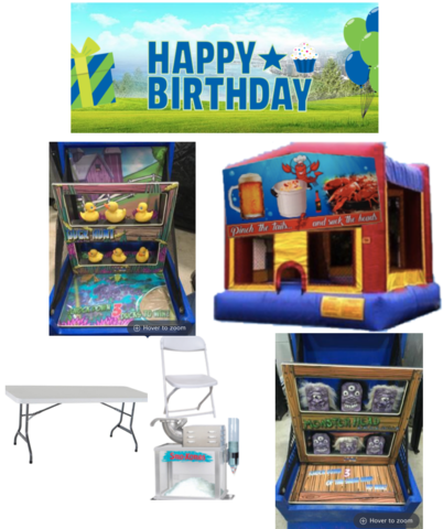 Backyard Party Bounce Package Backyard Party Bounce Package