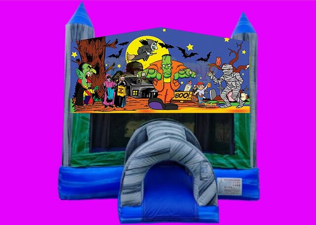 Halloween Bounce House Rental - Blue