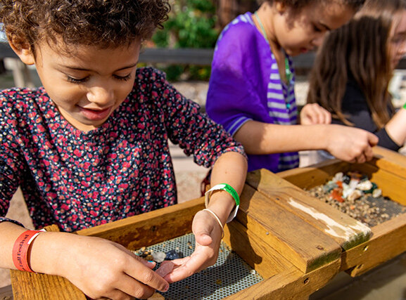 Gem mining is a great learning activity for kids of all ages.