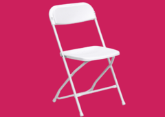 Party Chair Rentals - WHITE