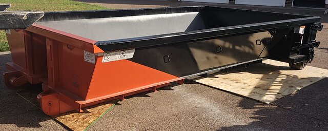 Concrete Dumpster Concrete Dumpster