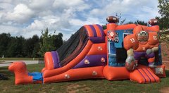Clemson- Wet Bounce House Slide Combo
