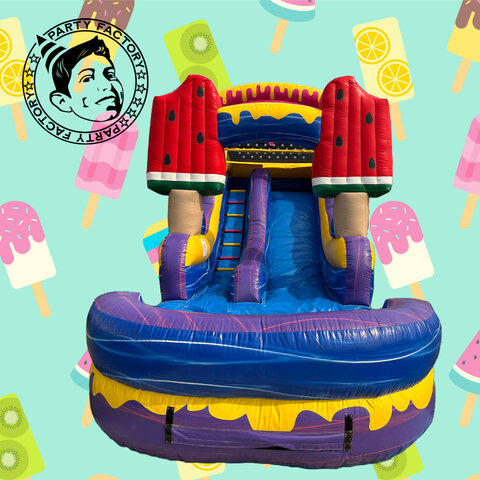 14ft Popsicle Single Lane Waterslide 14ft Popsicle Single Lane Waterslide