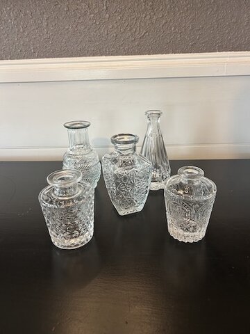 Glass Bud Vases (Set of 10) Glass Bud Vases (Set of 10)