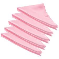 Napkin, Light Pink Satin Napkin, Light Pink Satin