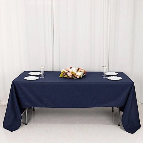 Table Linens, Navy Table Linens, Navy