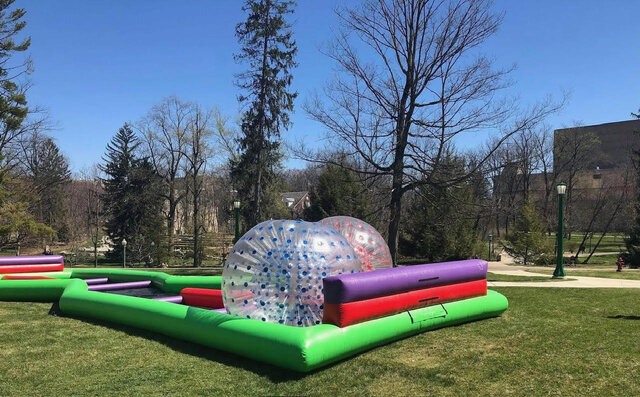 Zorb Balls with Track and Attendant for 2 hours Zorb Balls with Track and Attendant for 2 hours