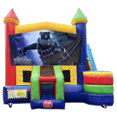 Black Panther Castle Combo With Side Slide