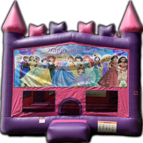 Princess Castle Happy Birthday Bounce House Princess Castle Happy Birthday Bounce House