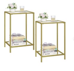 Gold End Tables (2)