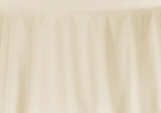 Beige 132” Round Tablecloth