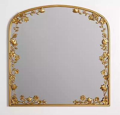 Gold Dainty Flower Mirror Gold Dainty Flower Mirror