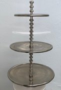 Display, 3-Tiered Silver