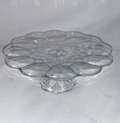 Cake Stand: Eclectic Glass 12"Dx6"H