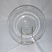Dinner Plate: 10" Clear, Round