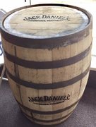 J Daniels Whiskey Barrel - approx 36" H x 24"D