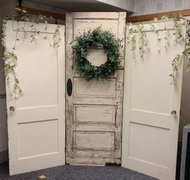 Shabby Rustic Tri-Door: White