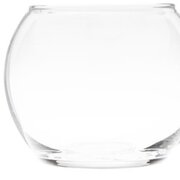 Bubble Bowl, 8" Clear Glass